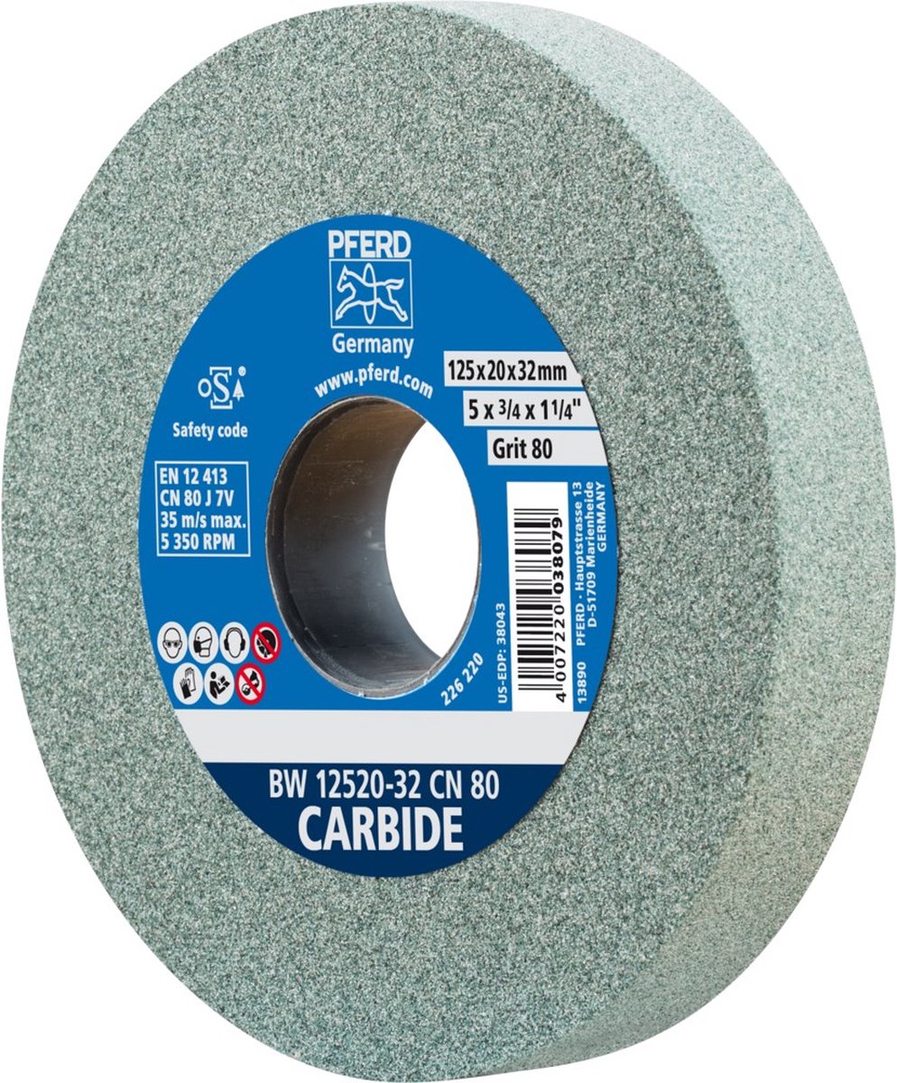 PFERD TOOLS 39009723 Slipskiveskiva Diameter 125 mm 80 1 st