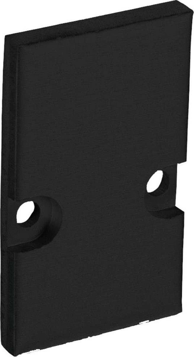 Barthelme 62399110_9005 Ändlock-set Aluminium (L x B x H) 3 x 18.4 x 30 mm 2 st
