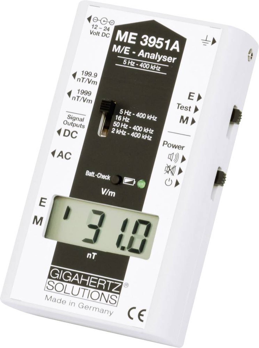 Gigahertz Solutions ME 3951 A Lågfrekvent (NF) - elektrosmogmätare