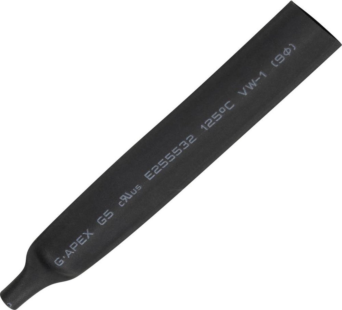TRU COMPONENTS 1566761 Krympslang utan lim Svart 9 mm 4.50 mm Krympförhållande:2:1 10 m