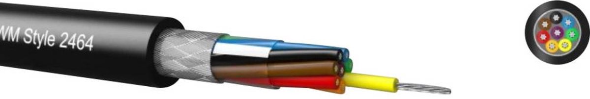 Kabeltronik UL-LiYCY Styrledning 16 x 0.09 mm² Svart 096162809 Metervara