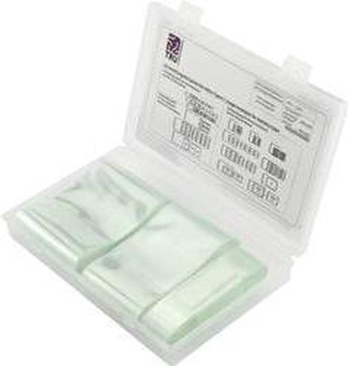 TRU COMPONENTS TC-6793932 Batterikrympslang utan lim Transparent Krympförhållande:2:1 3 delar