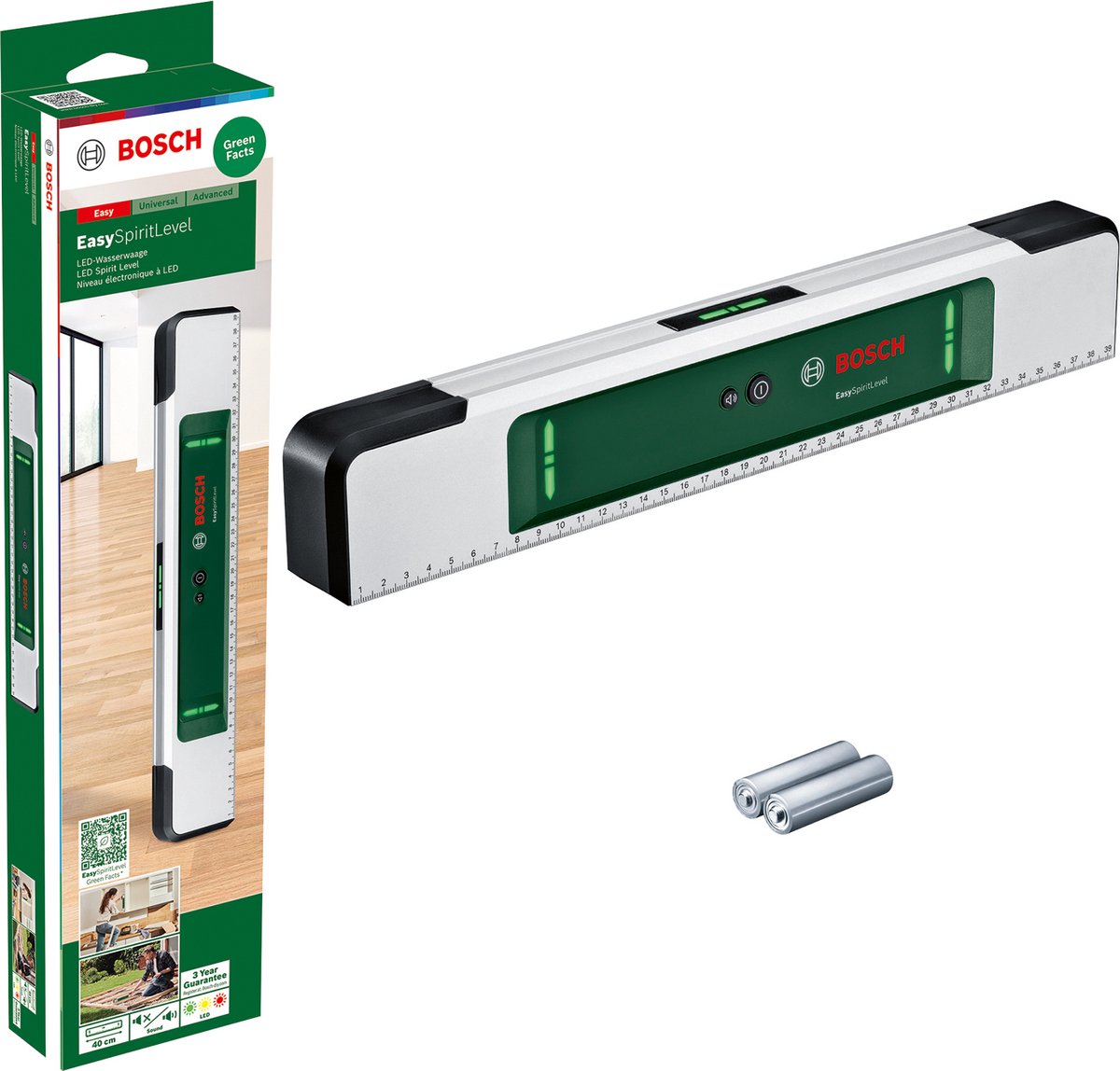 Bosch Home and Garden EasySpiritLevel 0603667000 Vattenpass 400 cm 0.1 mm/m
