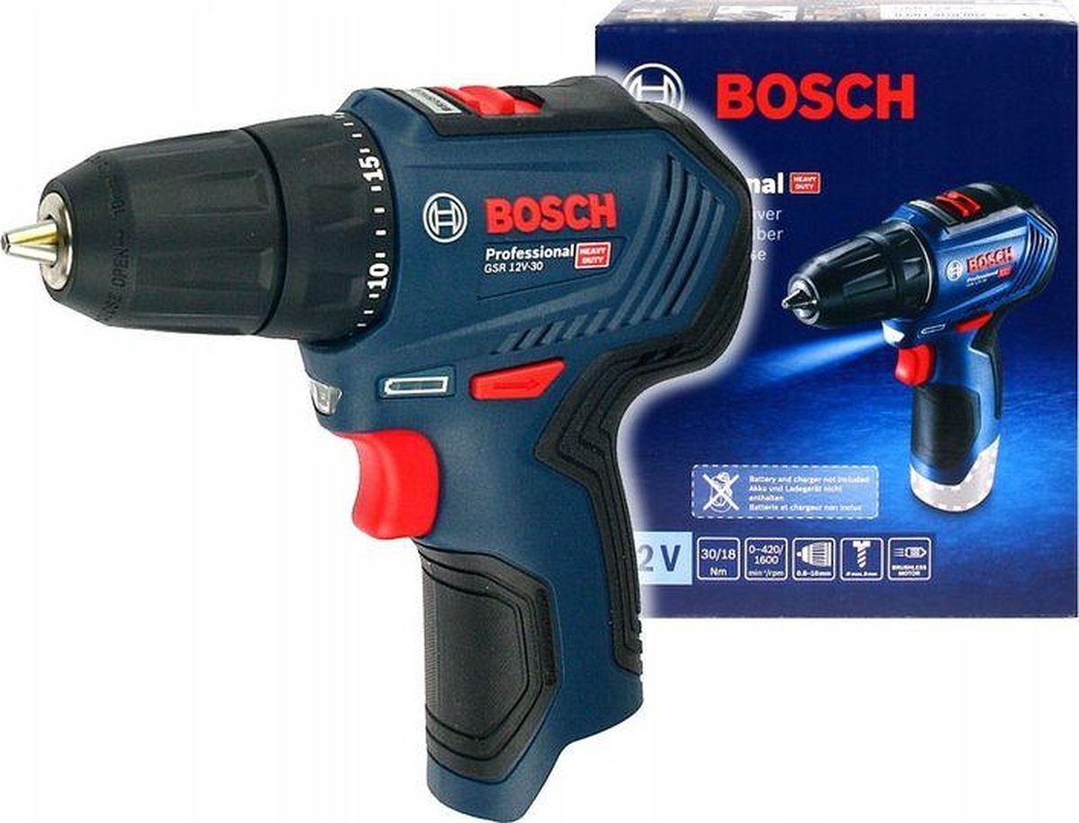 Bosch Professional GSR 12V-30 0 601 9G9 002 Borrskruvdragare batteri 12 V