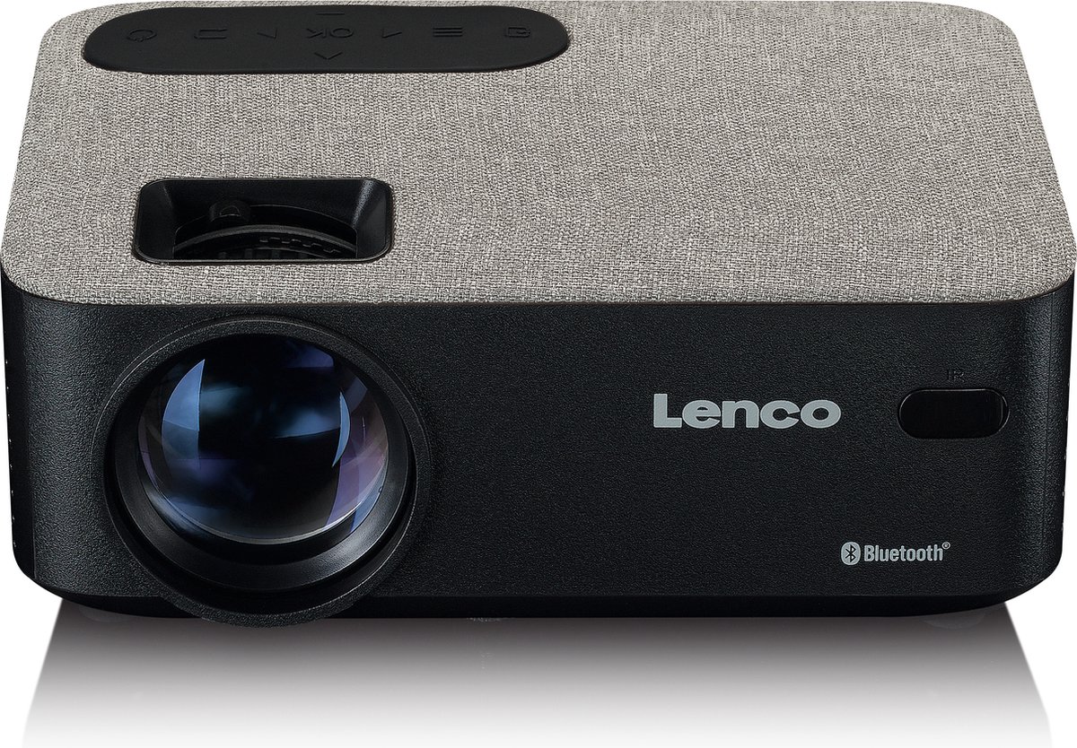 Lenco Projektor LPJ-700BKGY LCD 4000 lm 1280 x 720 HD HD ready, Integrerad högtalare