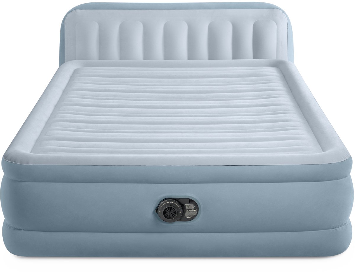 Intex 64450ND Uppblåsbar säng (L x B x H) 152 x 236 x 86 cm Blå