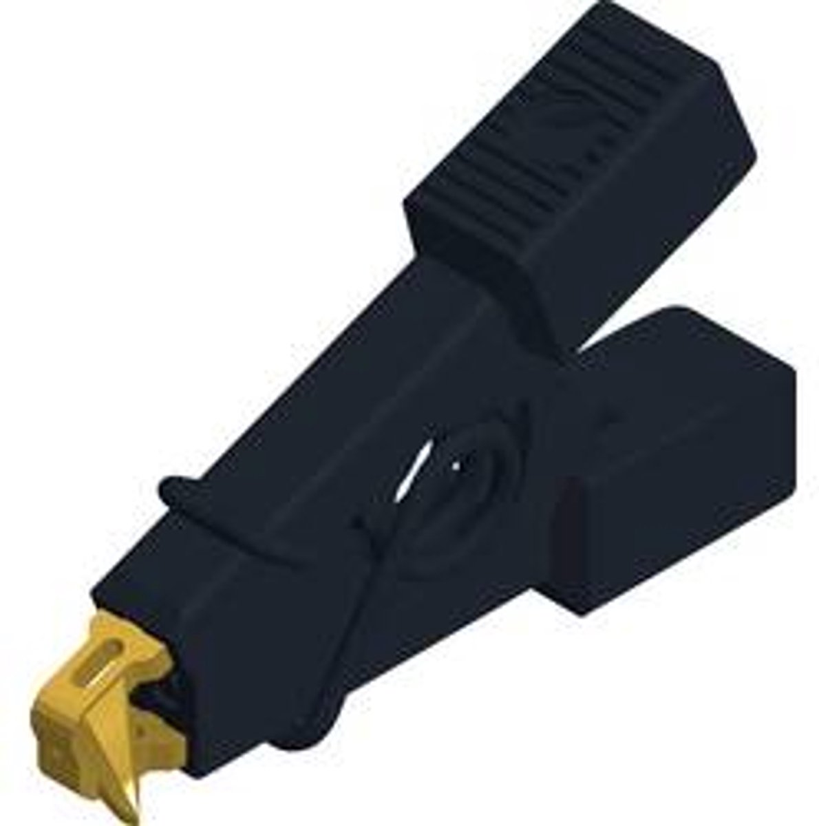 Hirschmann Test & Measurement MICRO-SMD CLIP 1 Krokodilklämma Stiftanslutning 0,64 mm Ohne Messkategorie Svart