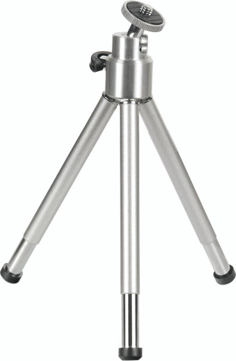 Hama Ministativ 1/4  Arbetshöjd=14 - 21 cm Silver kulled