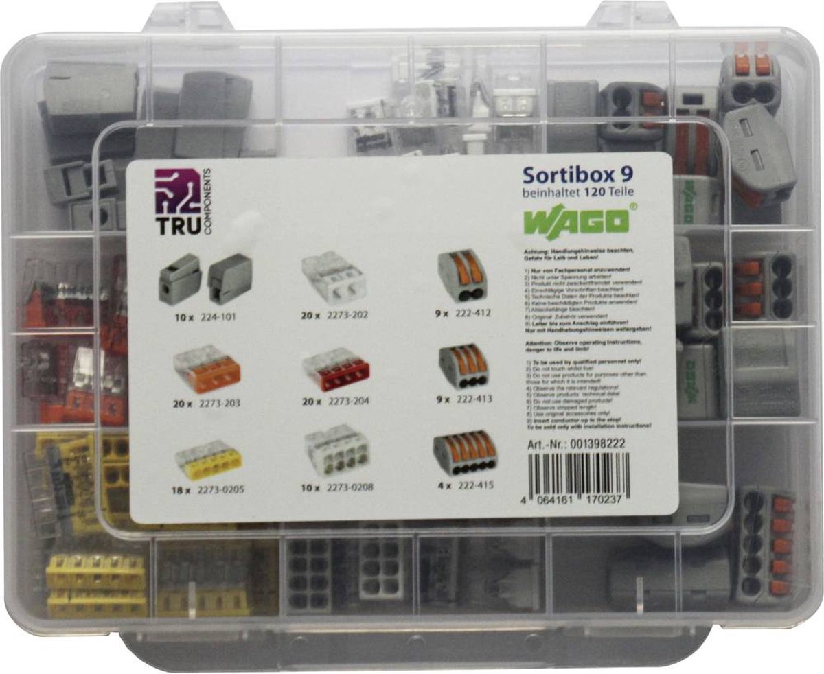 WAGO WA-741-834 Kopplingsklämma set Flexibel: 2.5-4 mm² Styvhet: 2.5-4 mm² 120 st