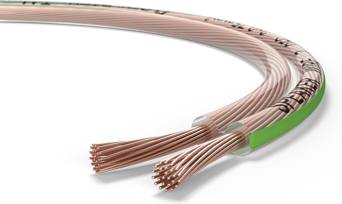 Oehlbach 202 Högtalarkabel 2 x 0.75 mm² Transparent 20 m