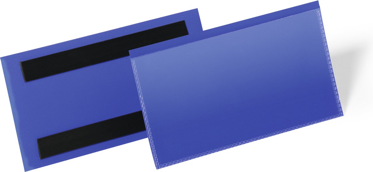 Durable Magnetisk etikettväska 174207 Blå 150 mm x 76 mm