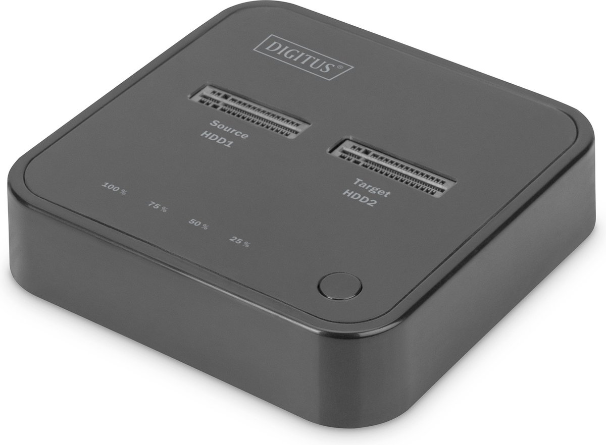 Digitus DA-71545 USB-C® (USB 3.2 Gen 2) M.2 PCLe NVMe, M.2 HDD-dockningsstation med kloningsfunktion