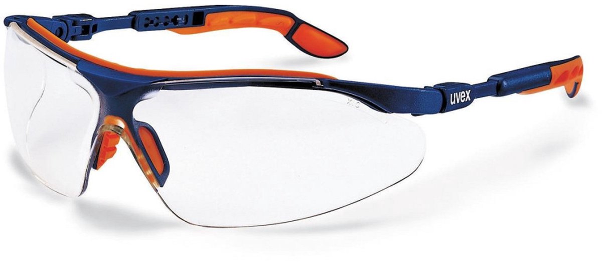 uvex I-VO 9160265 Skyddsglasögon inkl. UV-skydd Blå, Orange EN 166-1, EN 170 DIN 166-1, DIN 170