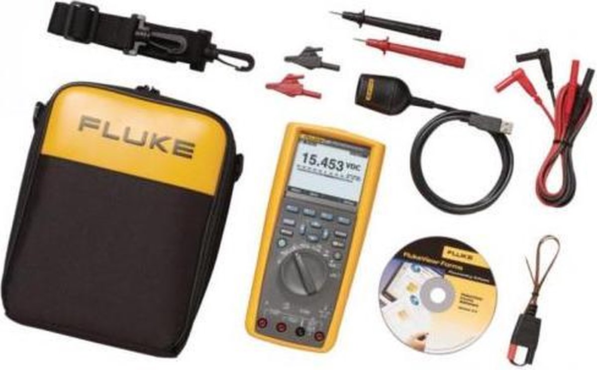 Fluke 3947796 Handmultimeter digital Grafisk display, Datalogger CAT III 1000 V, CAT IV 600 V Display (Beräkningar): 50000