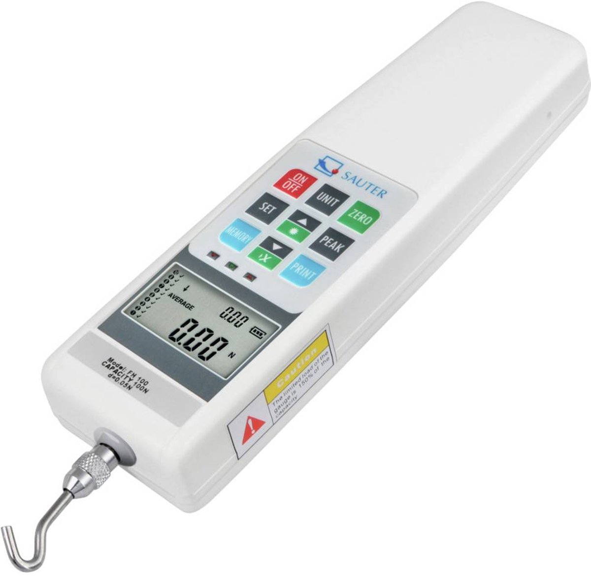 Sauter FH 500 Kraftmätare 500 N (max.) (ej certifierad kalibrering)