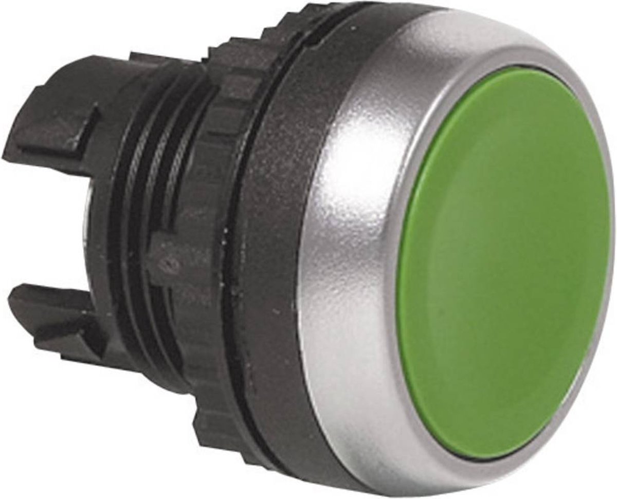 BACO L21AA02 Tryckströmställare Plastfrontring, förkromad Grön 1 st