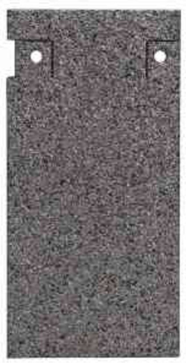 Finslipningsplatta GB 75 AE/AE-set Bosch Accessories 2601098043