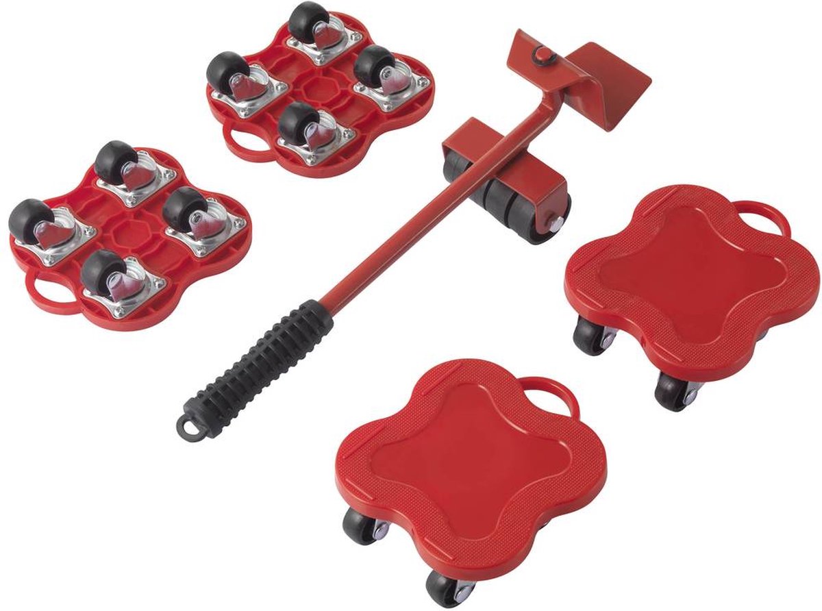 TOOLCRAFT TO-7753734 Möbelhandtag och transportvagn, set Last (max.): 400 kg
