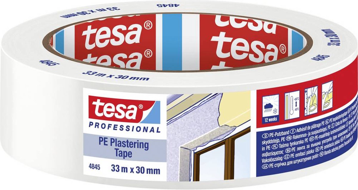 tesa PE 04845-00000-00 Gipstejp tesa® Professional Vit (L x B) 33 m x 30 mm 1 st