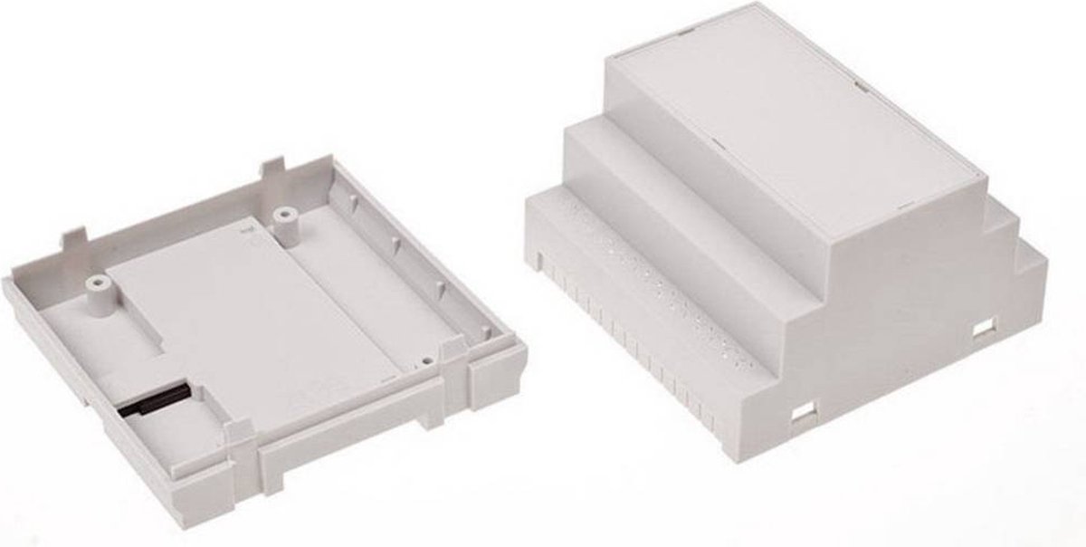 TRU COMPONENTS TC-7910884 DIN-skena hölje 88 x 90 x 65 ABS-V0 Grå 1 st