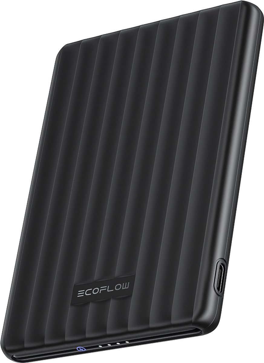 ECOFLOW RAPID Mag 5K Powerbank 5000 mAh Qi Wireless Charging, MagSafe Li-Ion USB-C® Svart