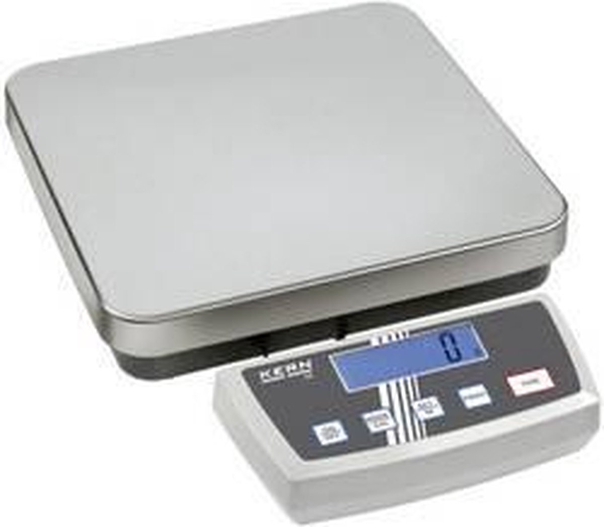 Kern DE6K1D Plattformsvåg DE 6K1D Vägningsområde 6 kg Läsbarhet 1 g, 2 g via nätadapter Silver