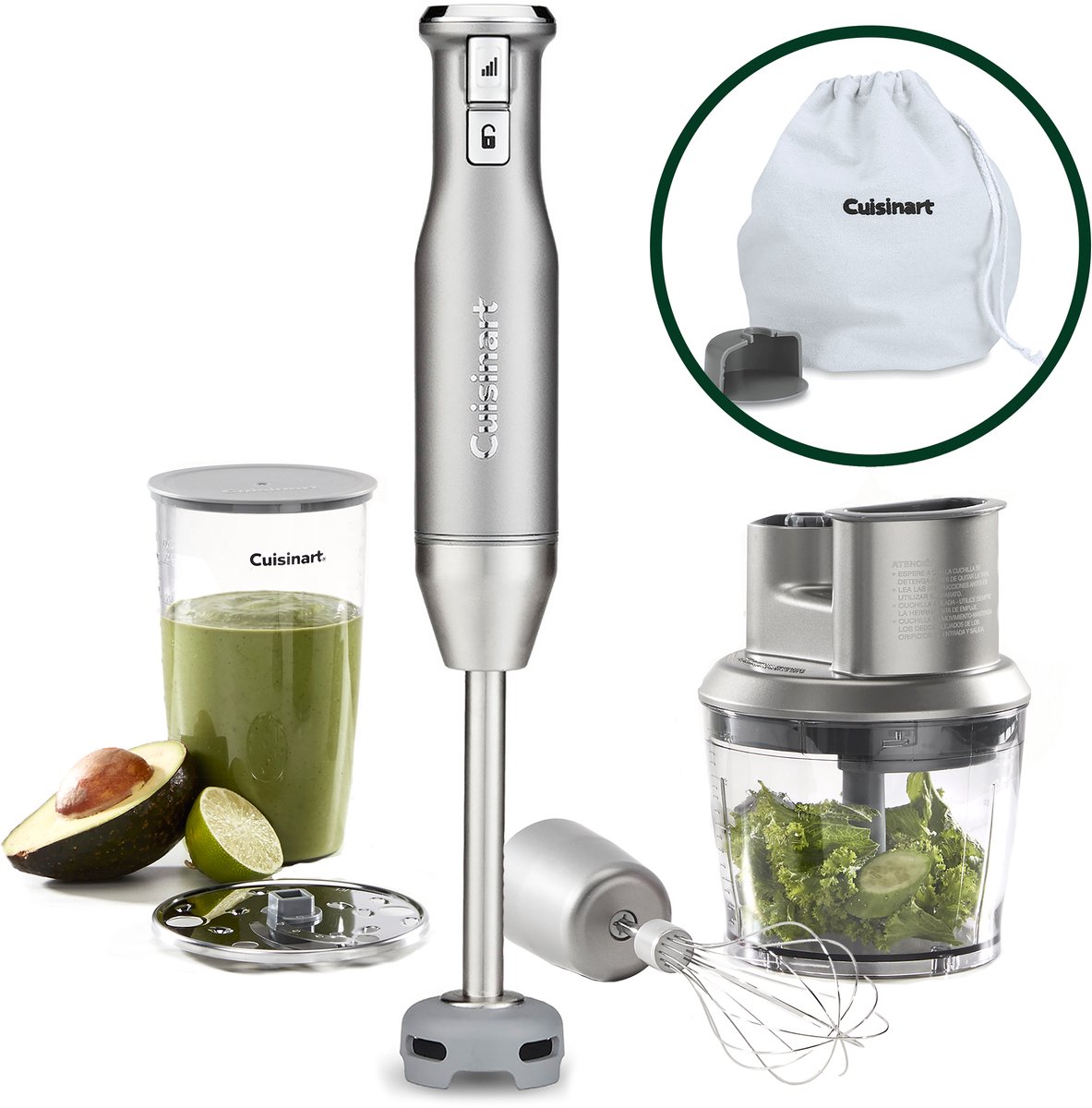 Cuisinart HB500E Stavmixer 400 W BPA-fri Silver
