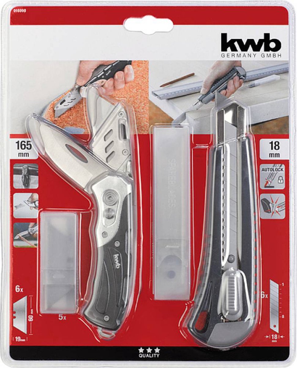 kwb 016990 Kniv-set 4 delar
