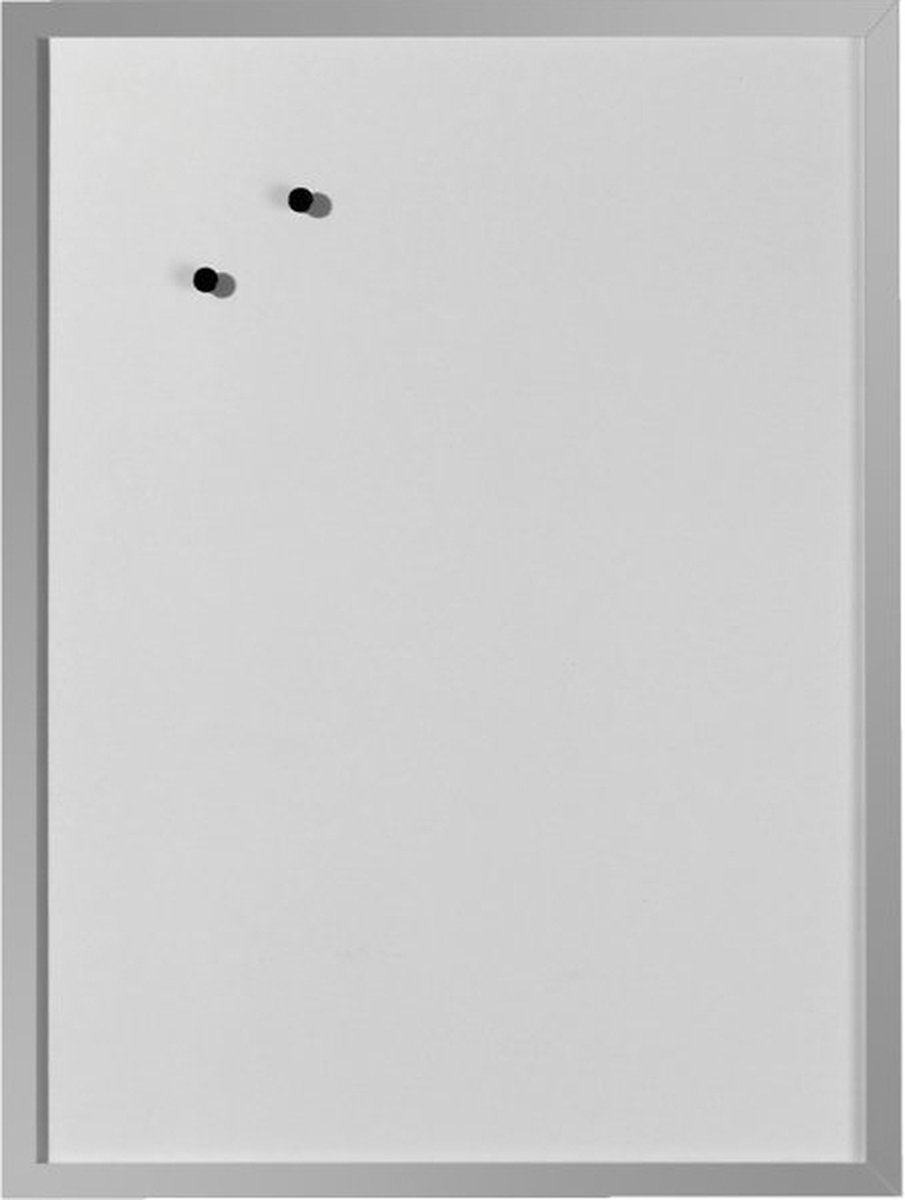 Herlitz 10524627 10524627 Magnettavla, Whiteboard (B x H) 400 mm x 600 mm Silver
