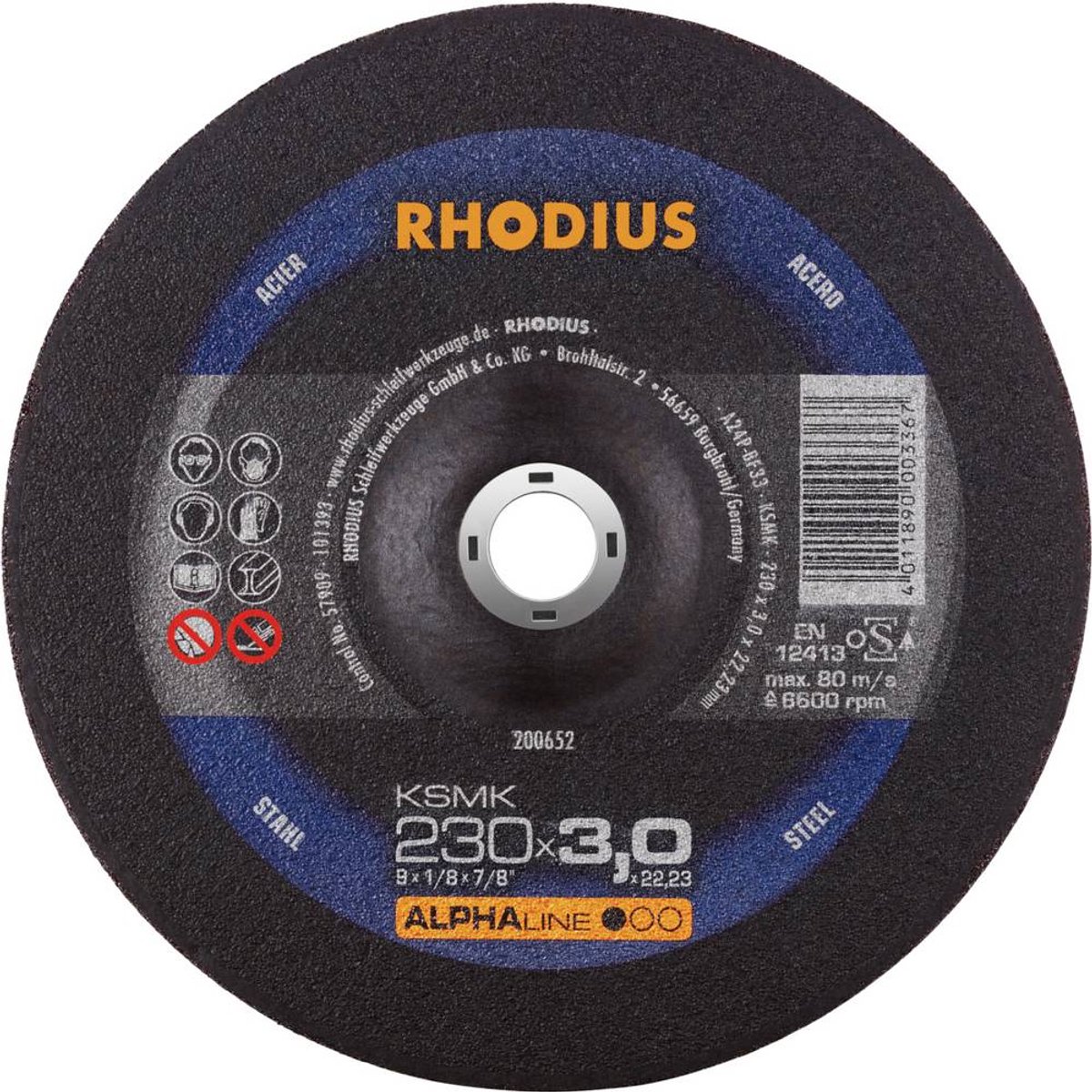 Rhodius KSMK 200652 Delningsskiveset 25 st