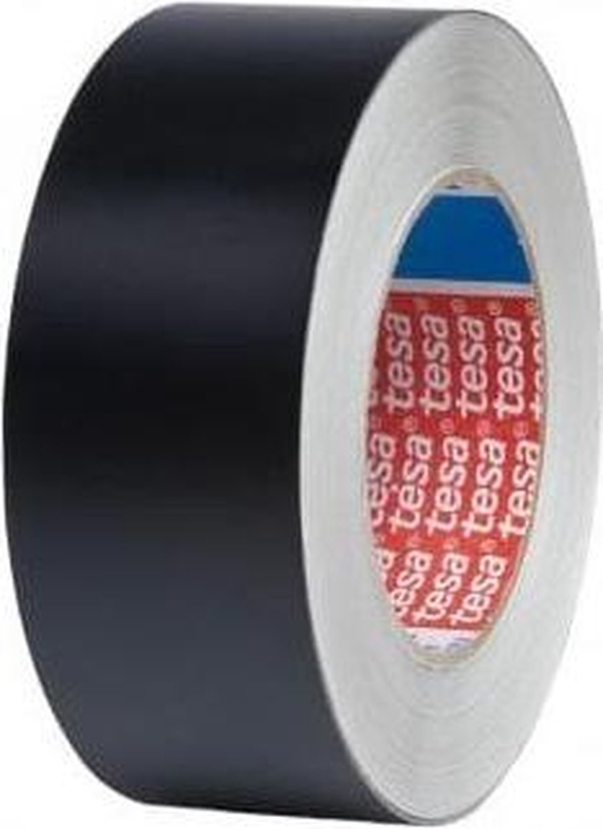 tesa 50577-00000-01 Aluminiumtejp Svart (matt) (L x B) 25 m x 50 mm 1 st