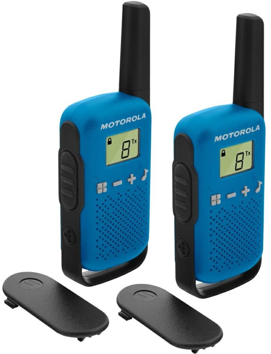 Motorola Solutions B4P00811LDKMAW TALKABOUT T42 blau PMR-walkie talkie Set 2 st
