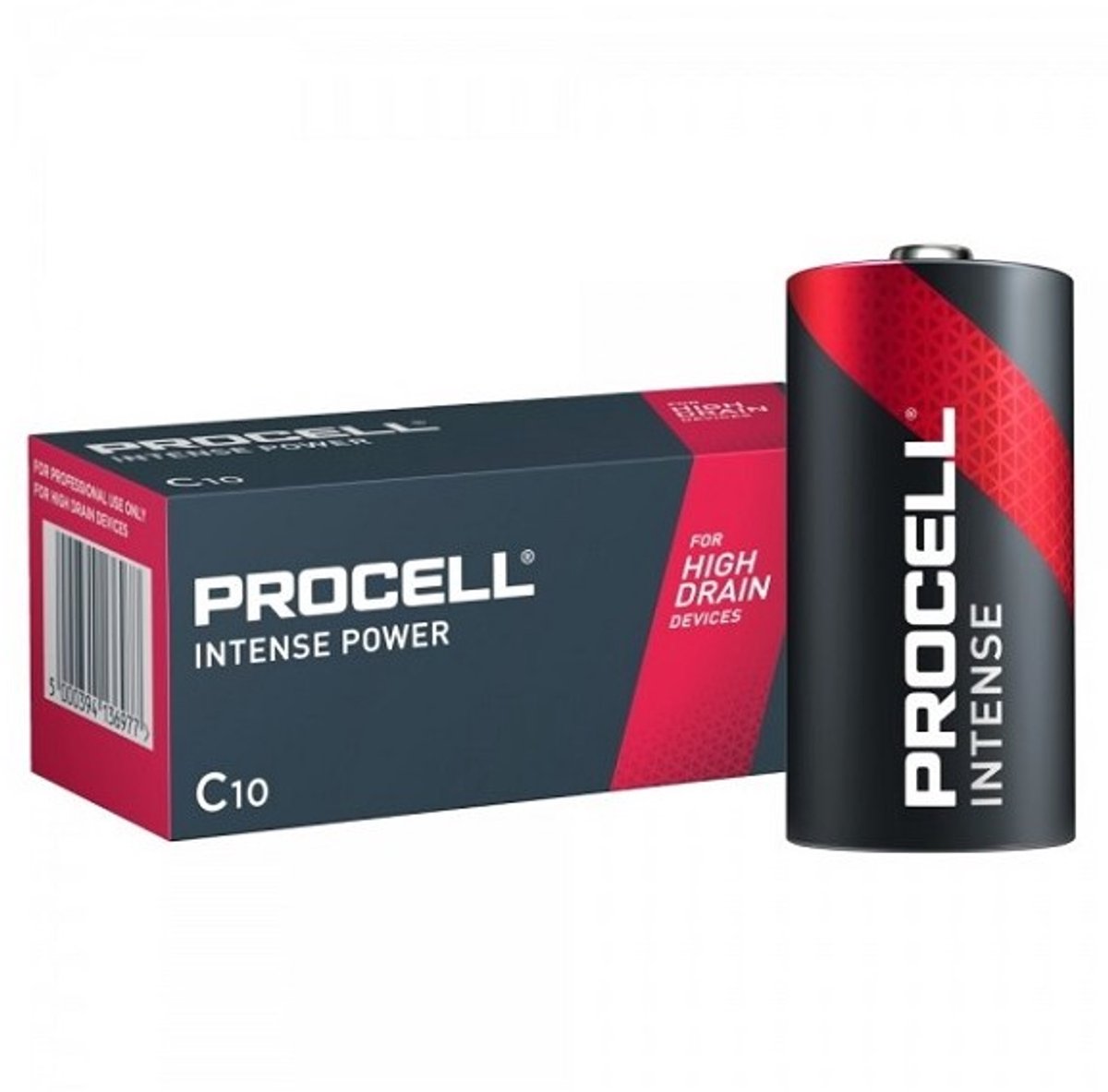 Batteri R14 (C) PROCELL Procell Intense MN1400 Alkaliskt 1.5 V 1400 mAh 10 st