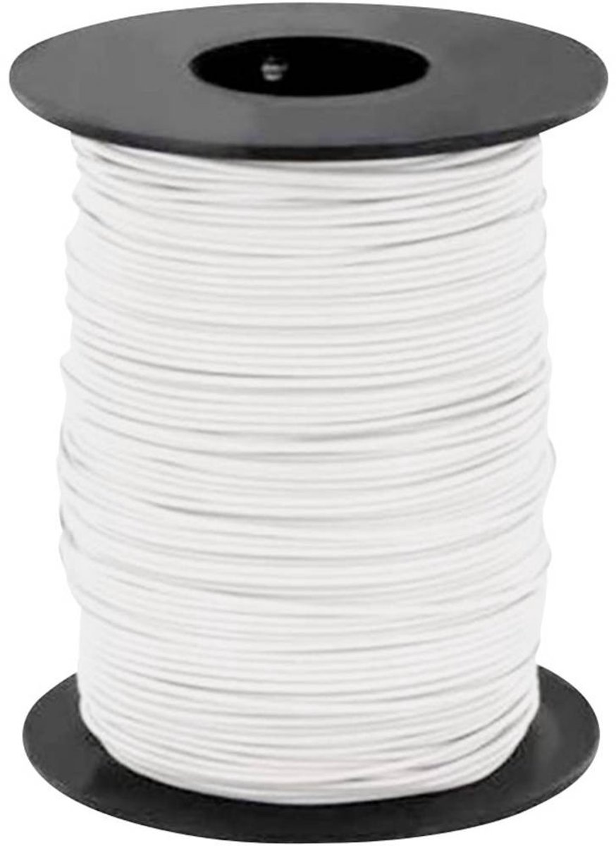 BELI-BECO L125WS25 Flätad kabel 1 x 0.25 mm² Vit 25 m