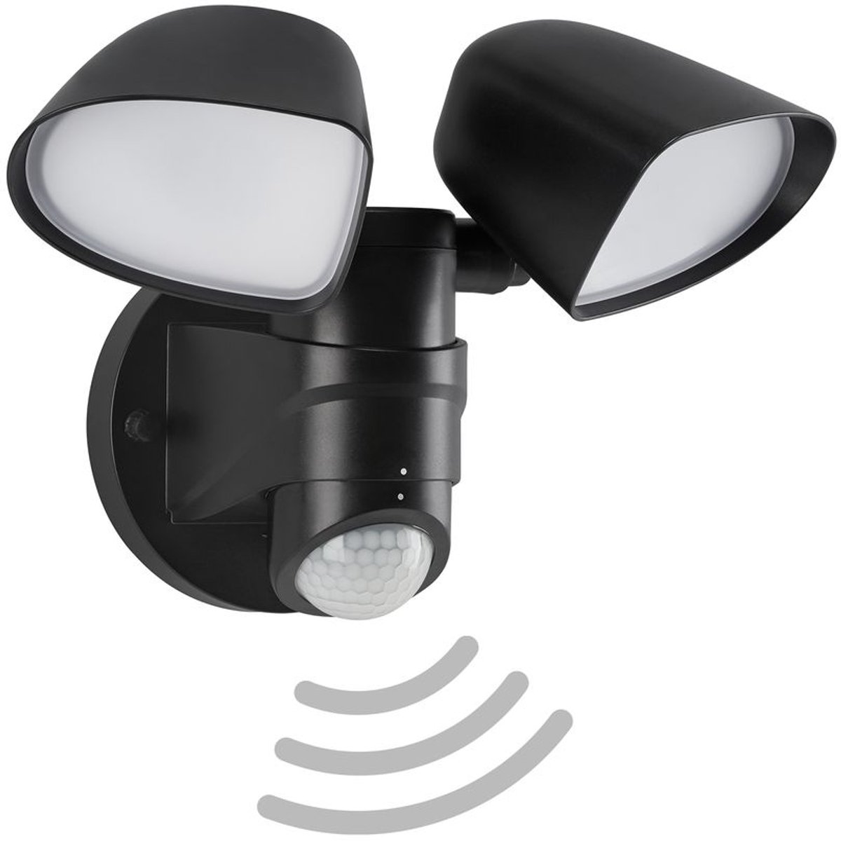 Telefunken 304605TF 304605TF LED-utomhusväggbelysning med rörelsedetektor EEK: F (A - G) LED LED 20 W Svart