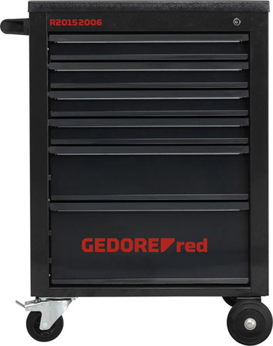 Gedore RED 3300012 Verkstadsvagn Stålbleck Tillverkarfärg: Svart