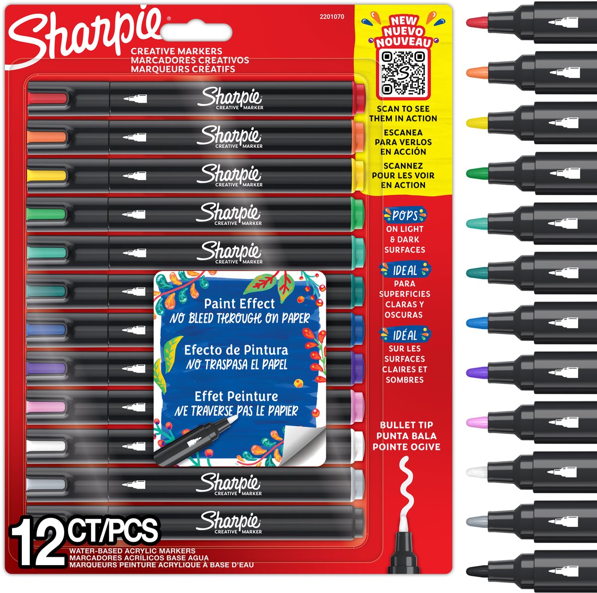 Sharpie 2201070 2201070 Textmarker 12-färgad