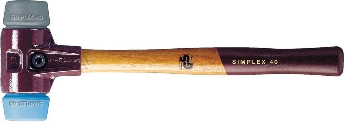 Halder SIMPLEX 3013.050 Hammare ergonomiskt skaft, medelhård, mjuk 1060 g 370 mm 1 st