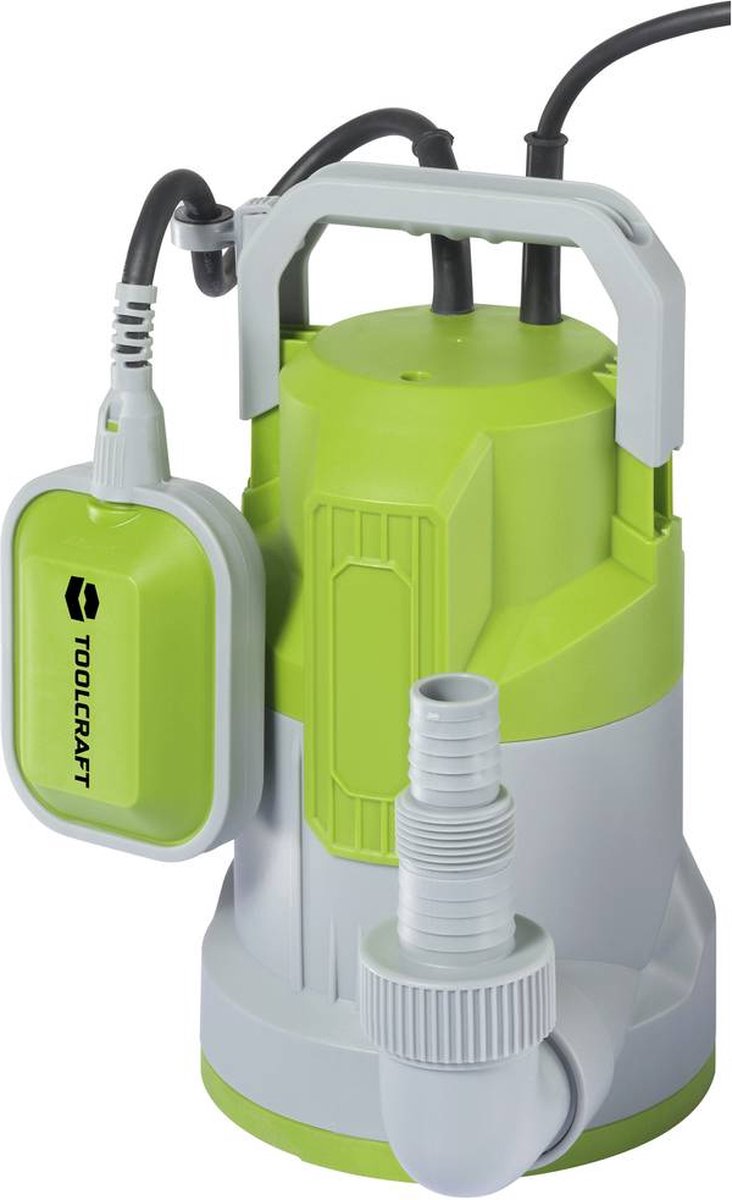 TOOLCRAFT TO-9632055 Klarvattenpump dränkbar 17000 l/h 9 m