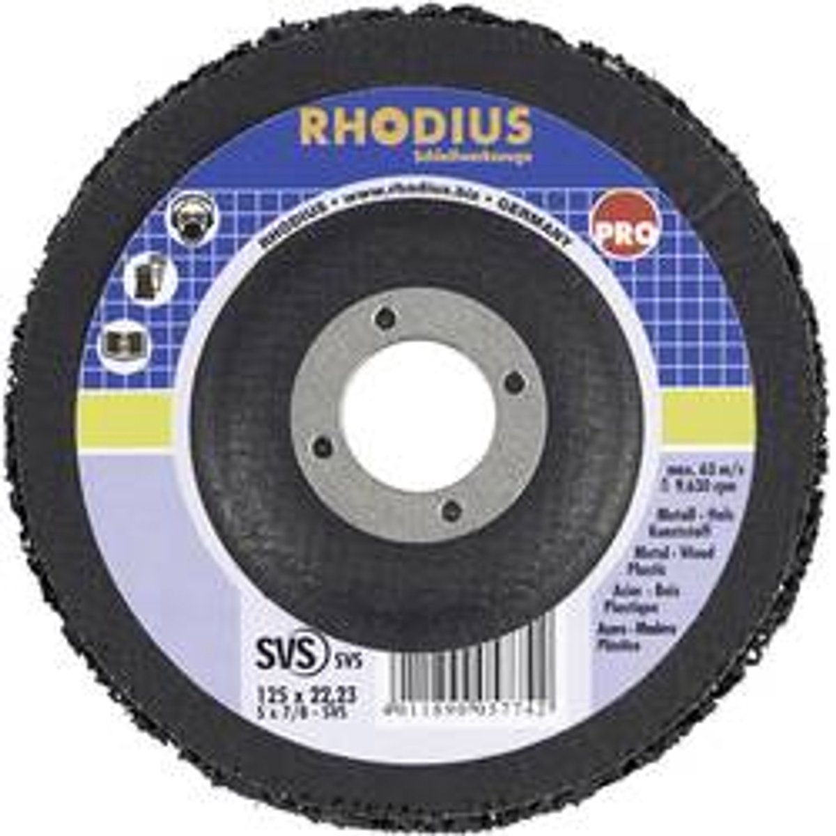 Slipdukskiva SVS Rhodius 303150 N/A 22,23 mm 115 mm 1 st