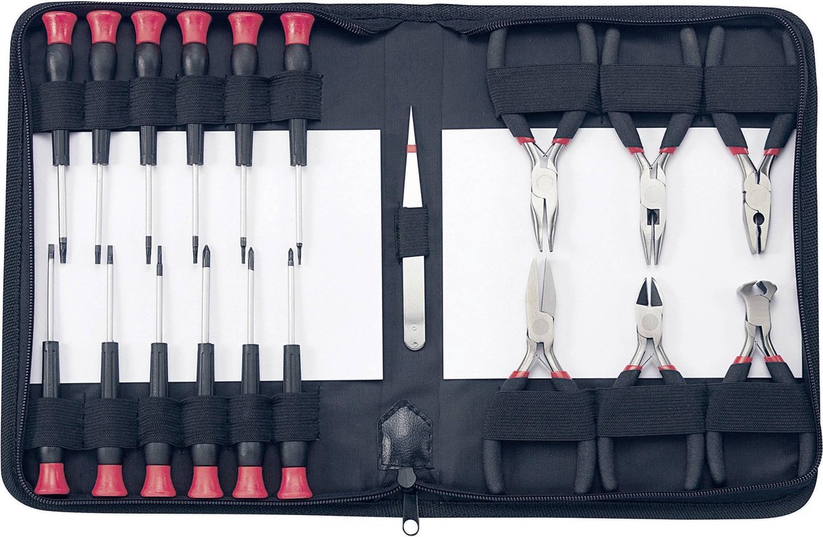 Basetech 814583 Reparationsset Elektriker, Hantverkare i ficka 19 delar