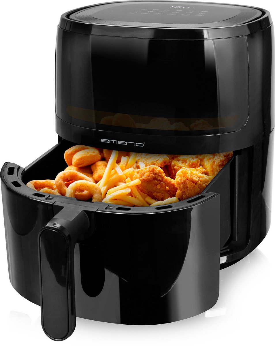EMERIO AF-129329.3 Varmluftsfritös 5 l 1500 W Svart