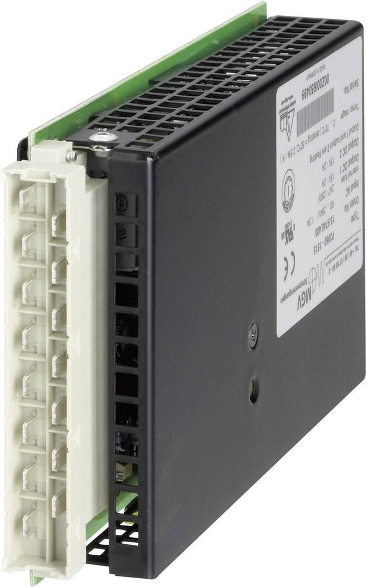 mgv P60-12051 DIN-instick nätenhet för inbyggnad P60-12051 Antal utgångar: 1 x 60 W