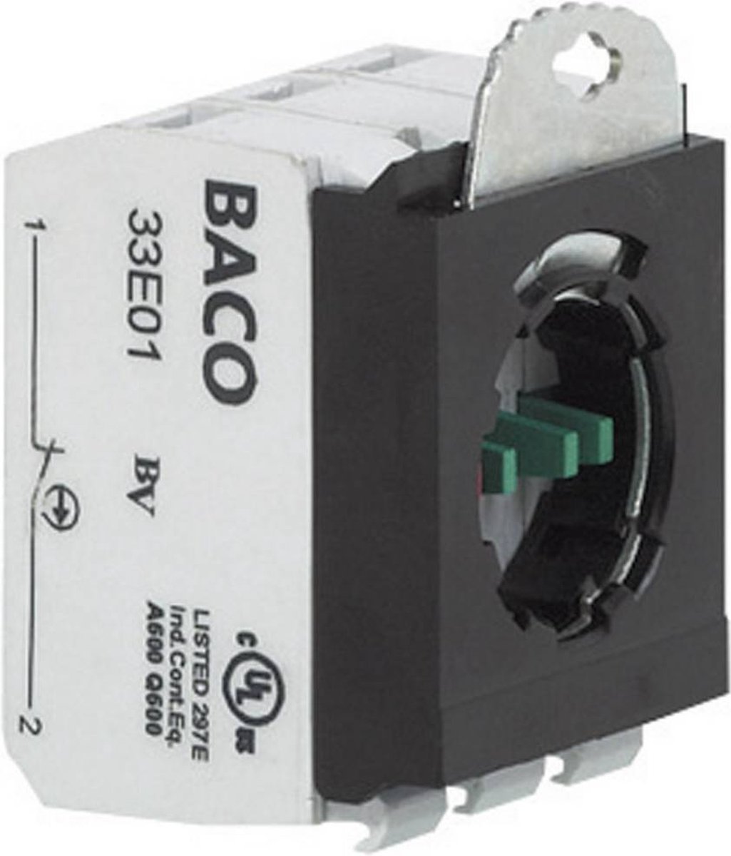 BACO 333ER02 Kontaktelement med monteringsadapter 2 NC momentan 600 V 1 st Piece