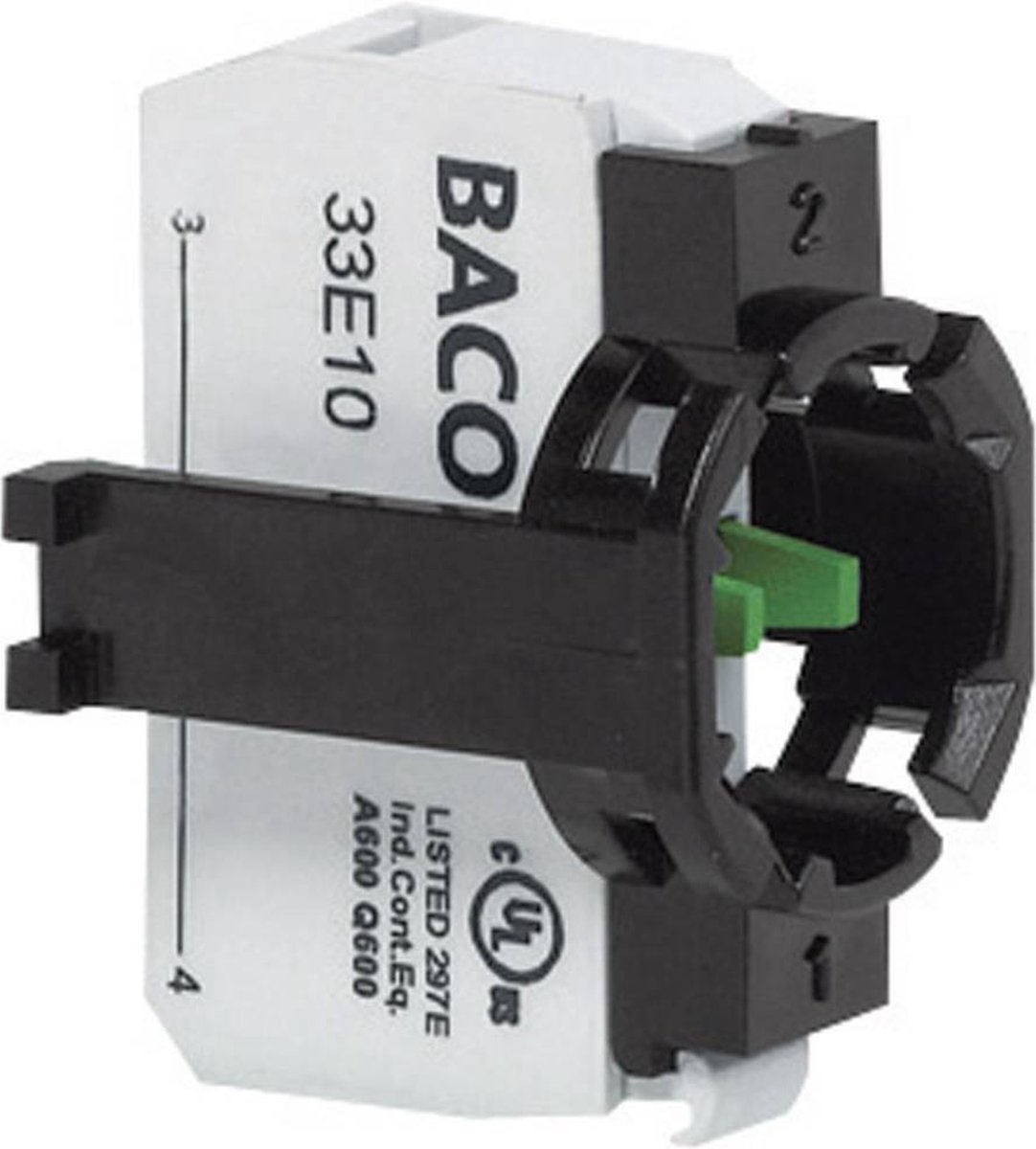 BACO 331ER10 Kontaktelement återställningsbar 1 NO momentan 600 V 1 st