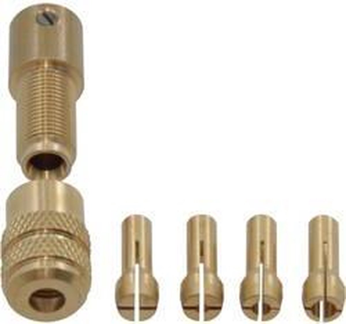 Donau Elektronik 1504 Borrhuvud + 4 spännhylsor