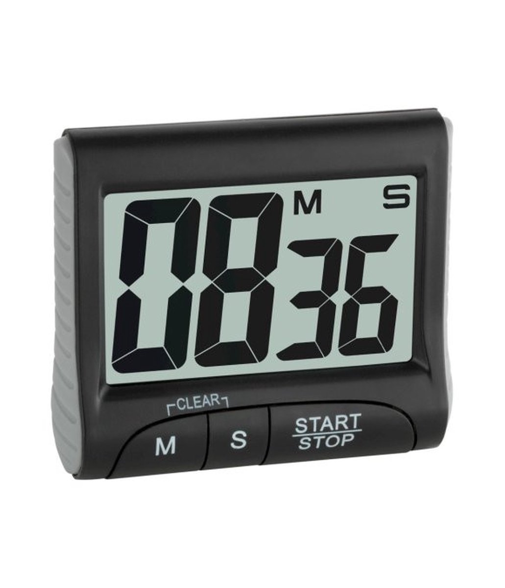 Timer TFA Dostmann 38.2021.01 Svart