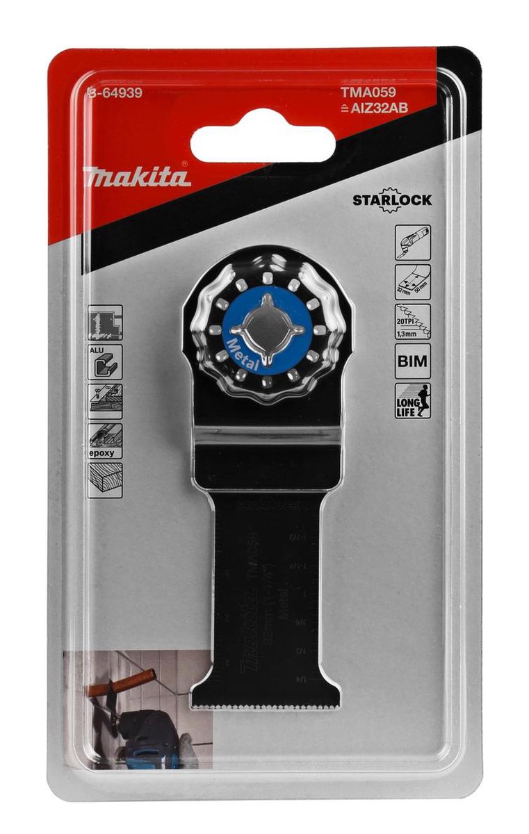 Makita B-64939 B-64939 BiM Instickssågblad 32 mm 1 st