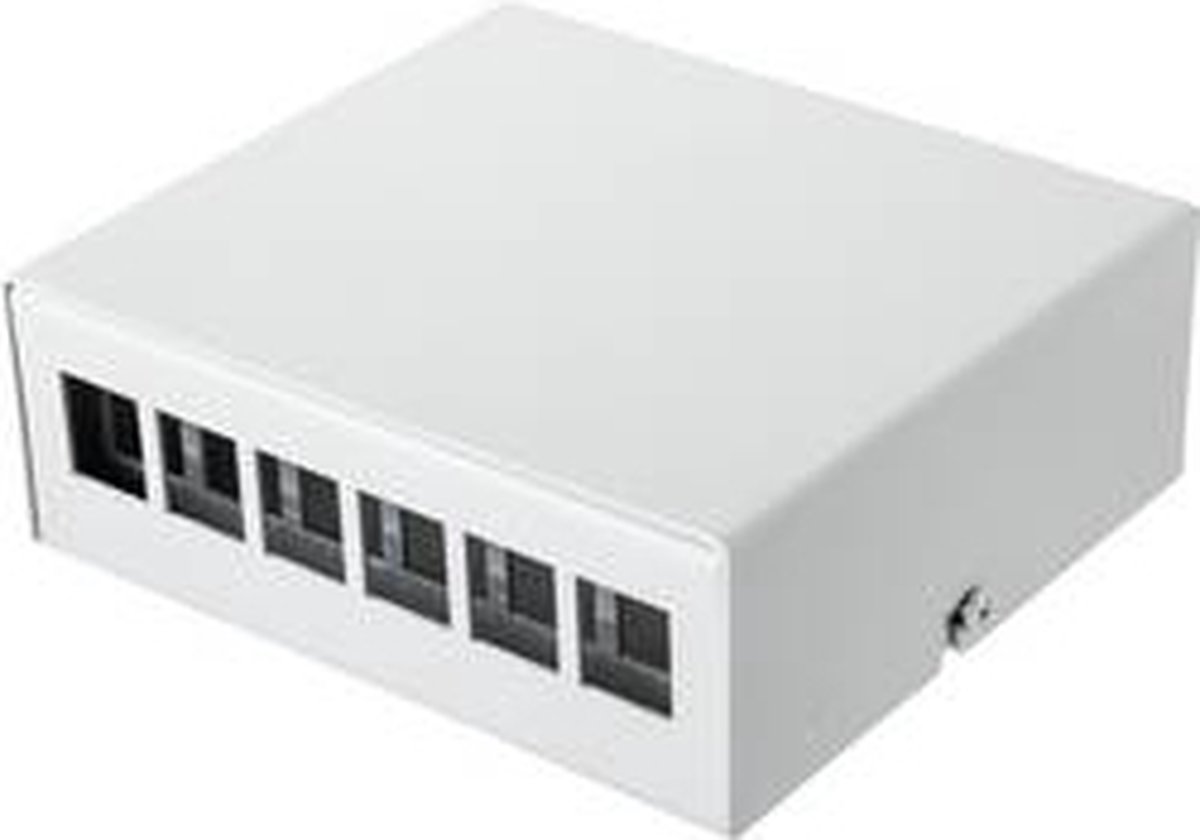 Renkforce 6 Port Konsolideringspunkt-box för Keystone-moduler Bare PCB Obestyckad