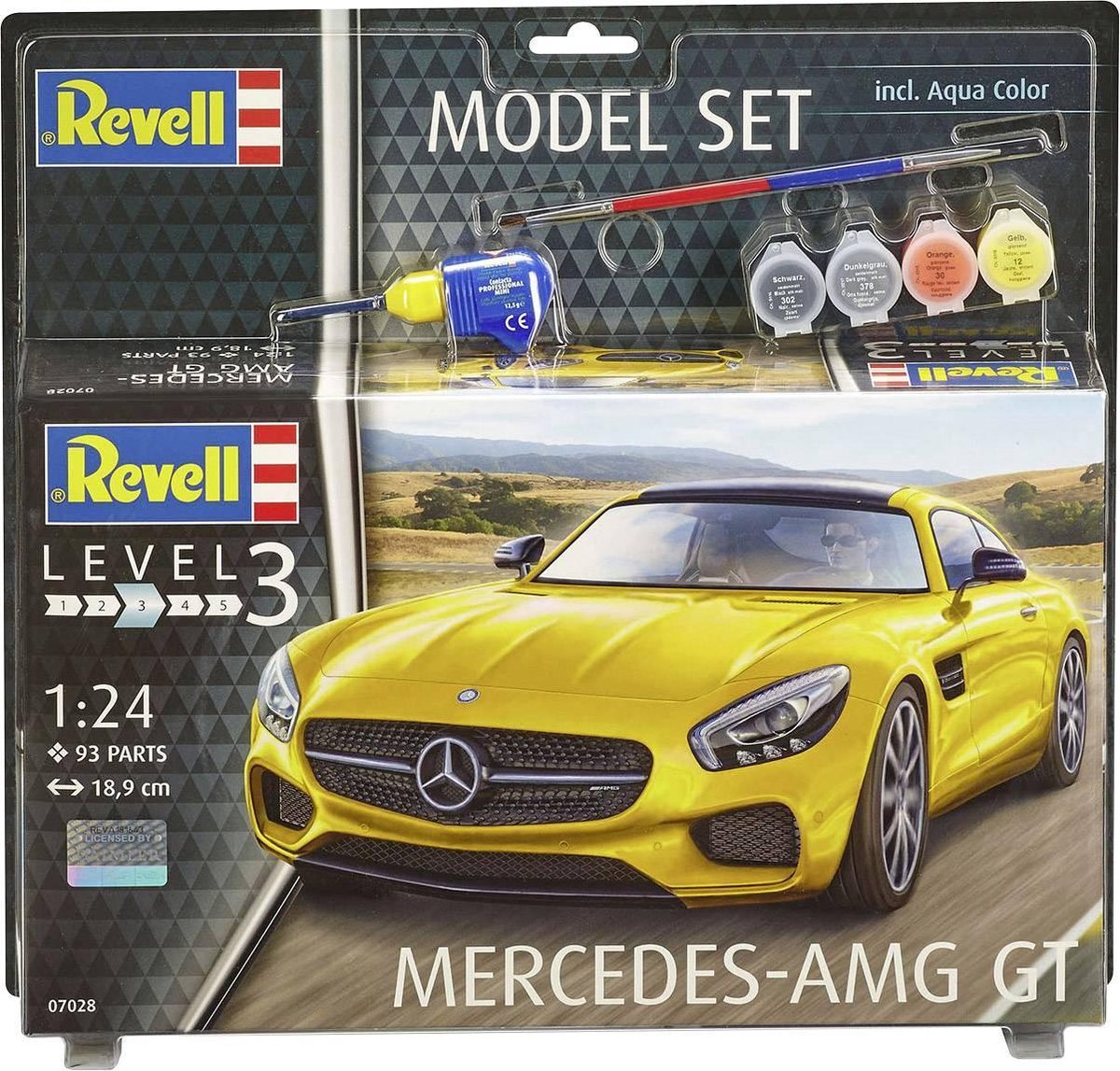 Revell 67028 Mercedes-AMG GT Bilmodell byggsats 1:24